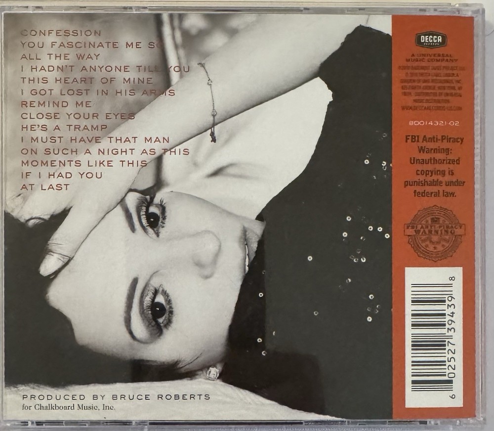 Liza Minnelli Signed Autographed Cd Confessions