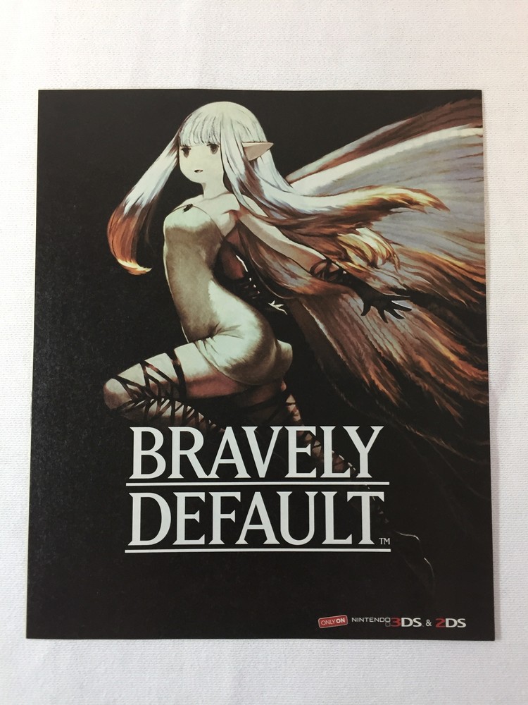 2014 four page video game ad ~ BRAVELY DEFAULT