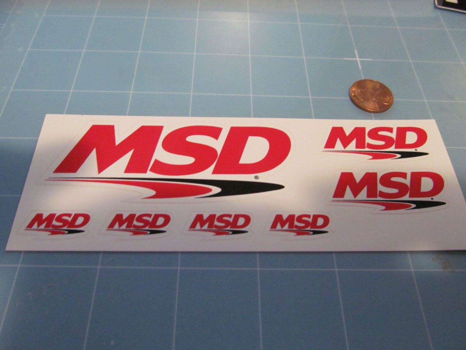 MSD-SMALL SHEET Sticker / Decal  ORIGINAL OLD STOCK
