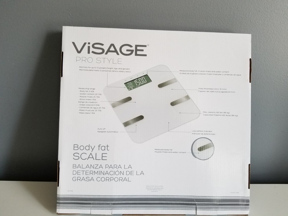 Visage Pro Style Body Fat Scale