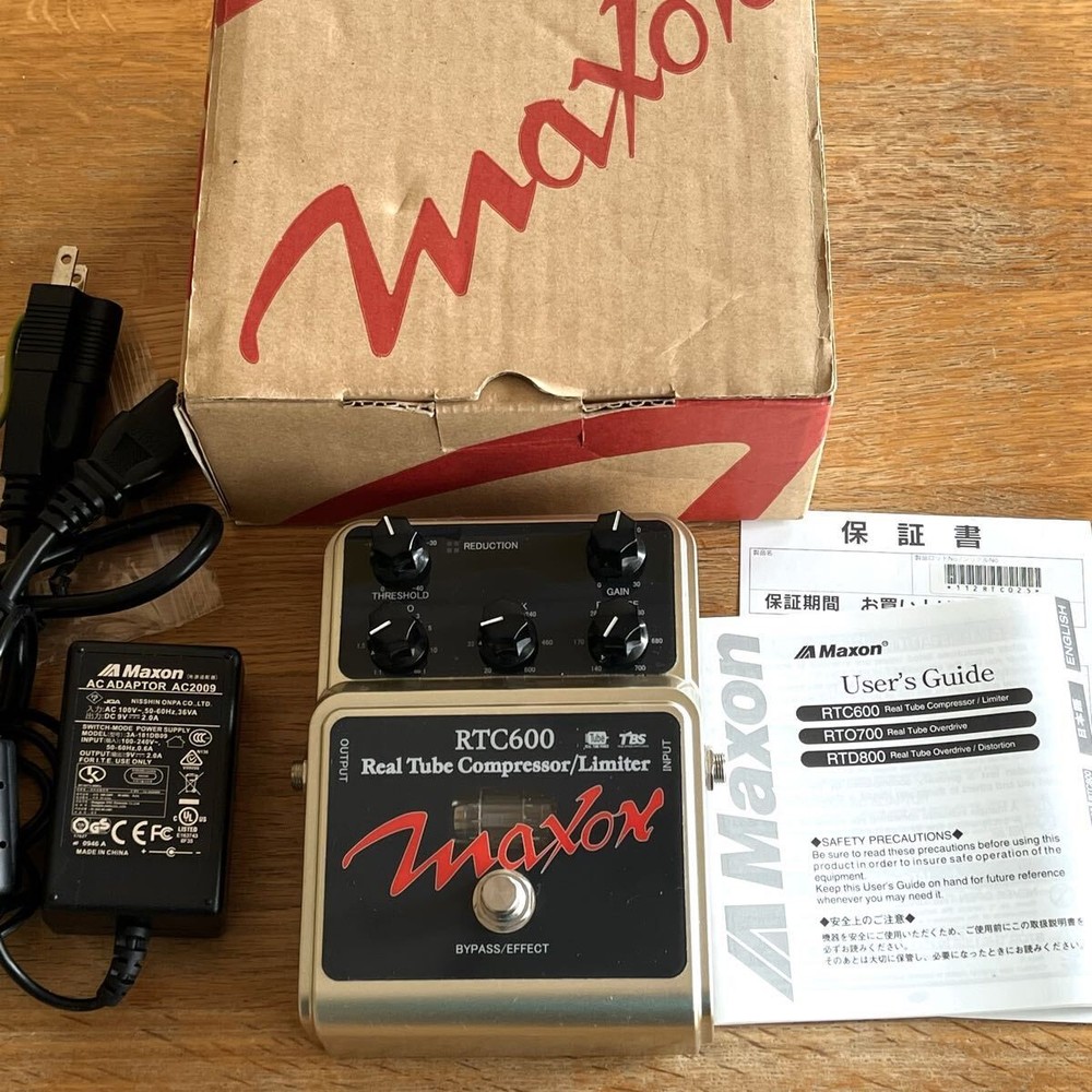 Maxon RTC-600 Compressor Limiter Audio Dynamics Processor Vintage Used