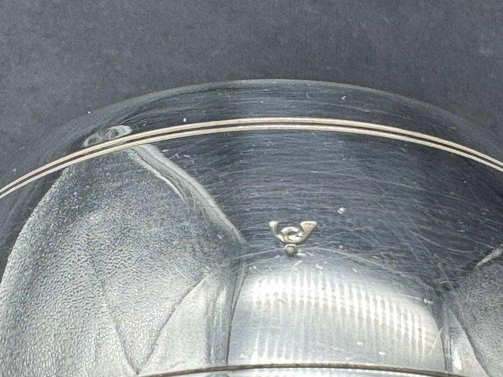 Sterling Silver Napkin Ring with one Miniature