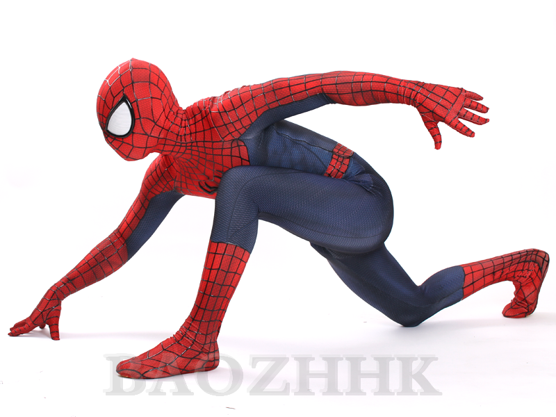 The Amazing Spiderman Jumpsuit Spider-man Cosplay Costume Halloween Suit