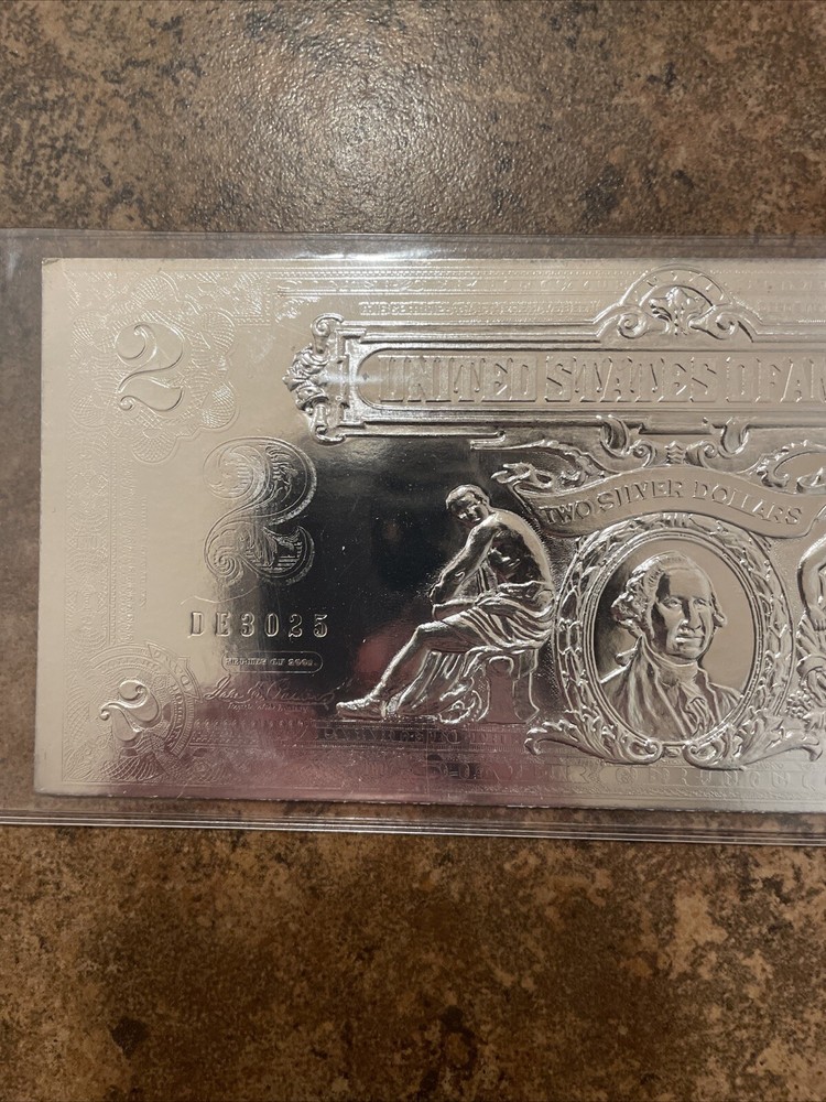 1899 2 dollar silver certificate
