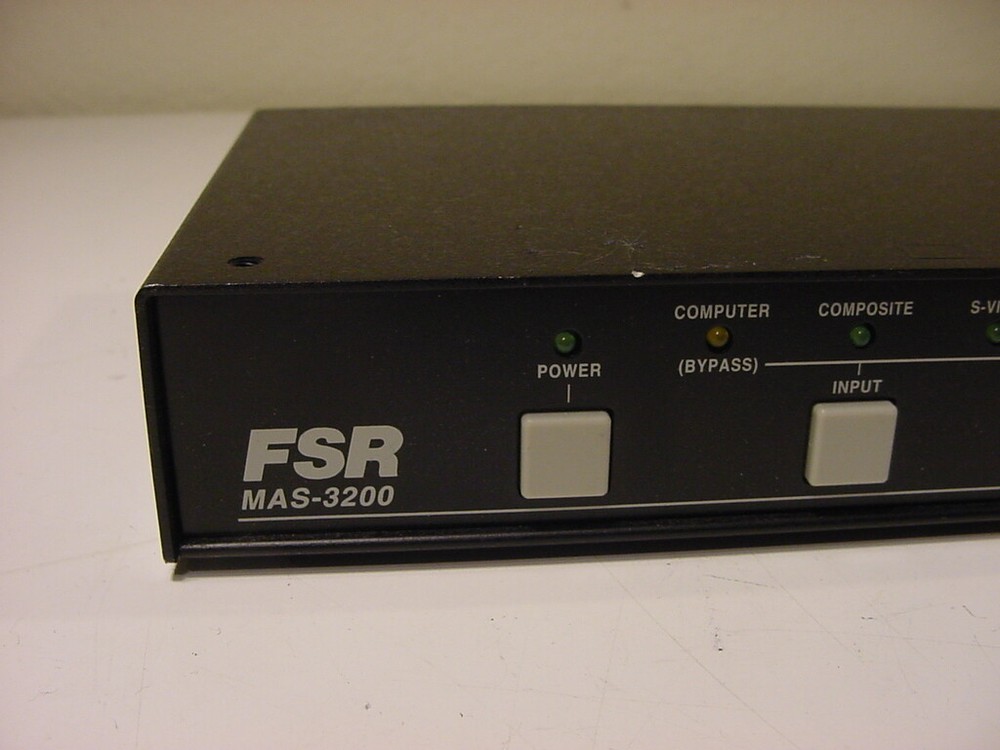 FSR MAS-3200 3-Input Scaler Switcher Scan Converter