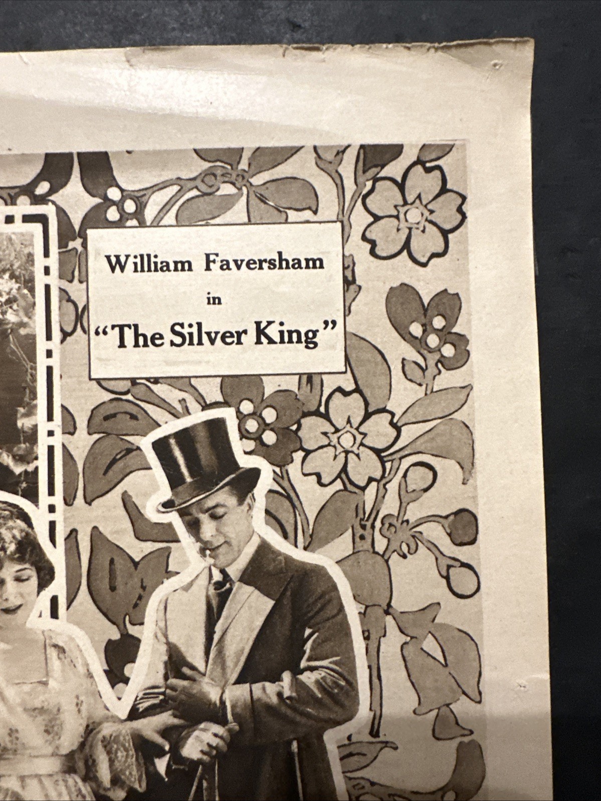 ANTIQUE ART CRAFT PICTURES/ PARAMOUNT THE SILVER KING Movie LOBBY POSTER CARD