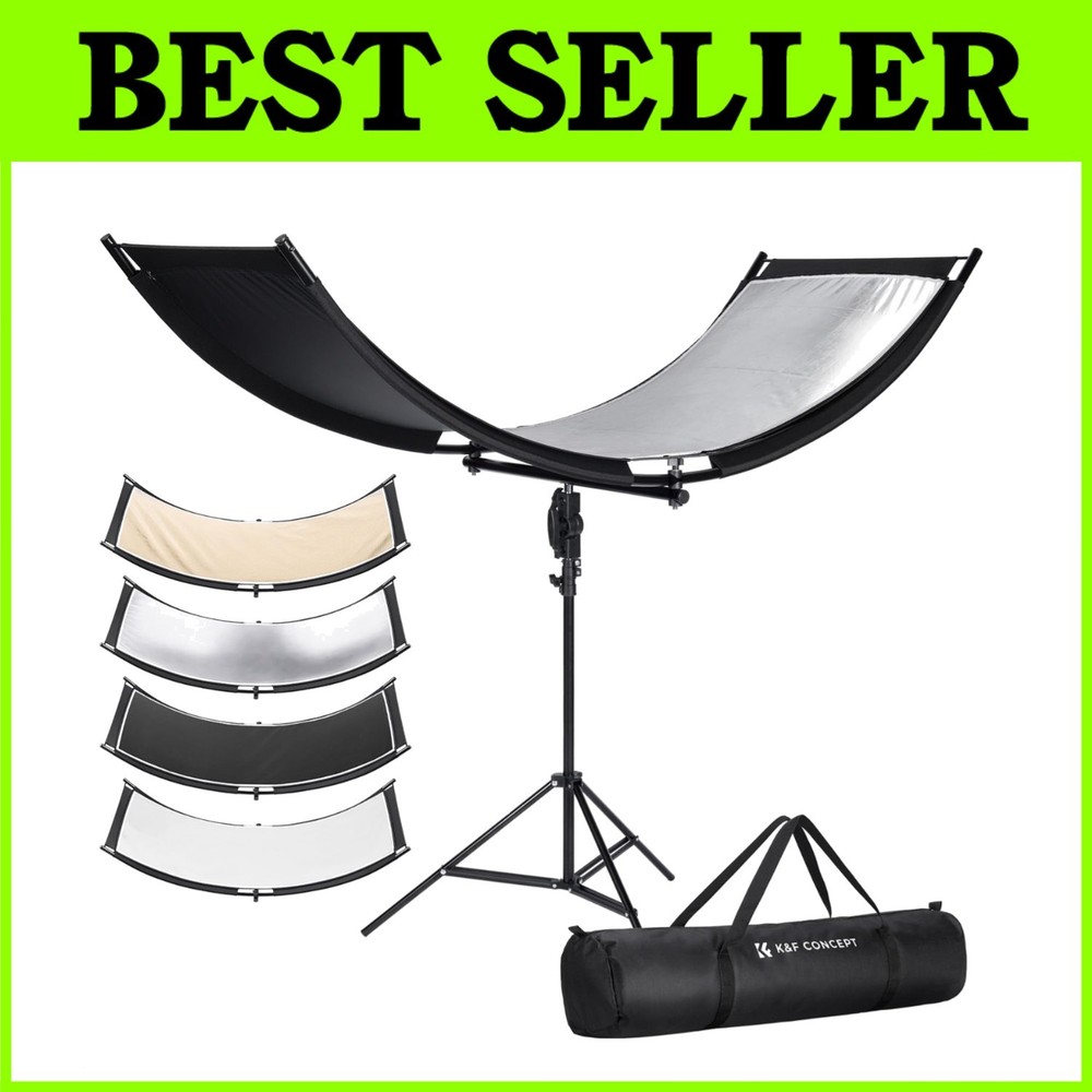 180x60cm Curved Reflector with 4 Reflective Fabrics
