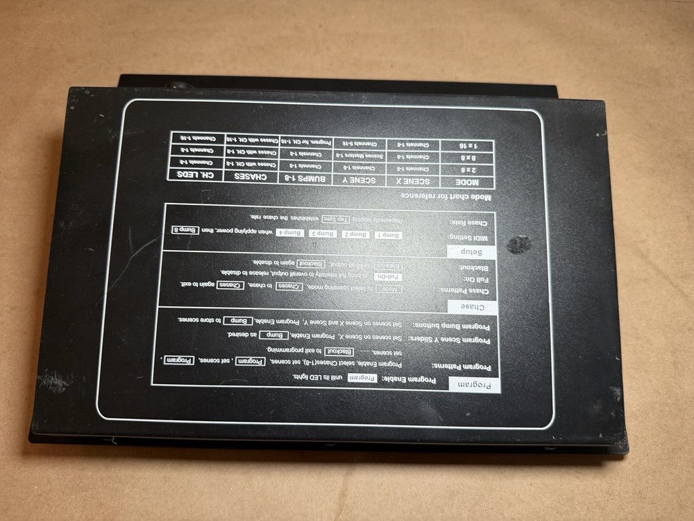 Elation Stage Setter-8 DMX Lighting Controller 8 CH Dimmer Console | Untested