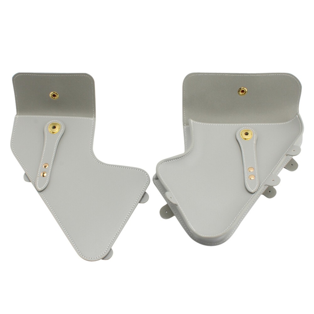 MotorcyclemaintenanceframesidestoolbagretroleatherforBMWRnineTsilver-