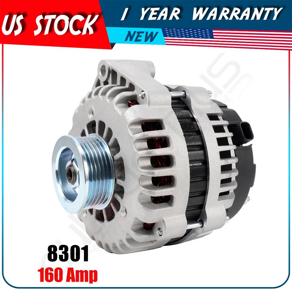 Alternator Fits Chevy Silverado Suburban 1500 Tahoe 5.3L 2007-2011 15093928