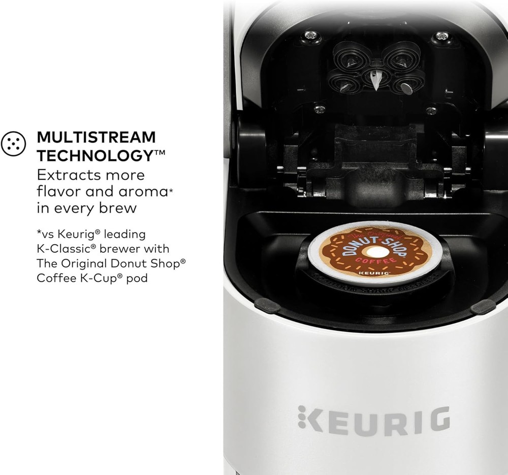 K-Supreme Single Serve K-Cup Pod Coffee Maker, MultiStream Technology, 4 Brew...