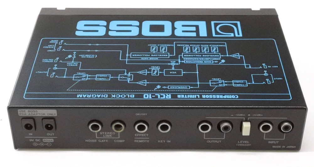 BOSS RCL-10 Compressor Limiter Micro Rack Guitar Effects Unit #58 DHL or EMS