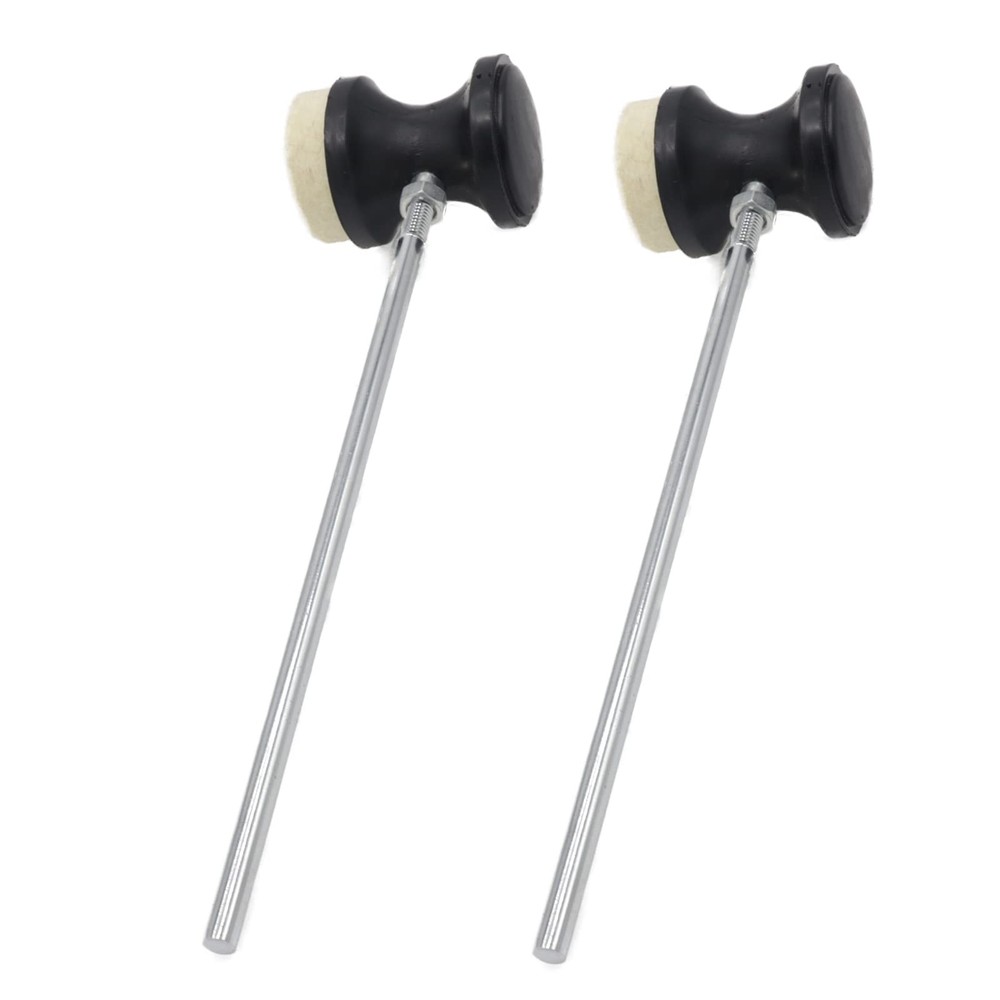 Bass Drum Pedal Beater Double Kick Drum Replacement 2 Pack