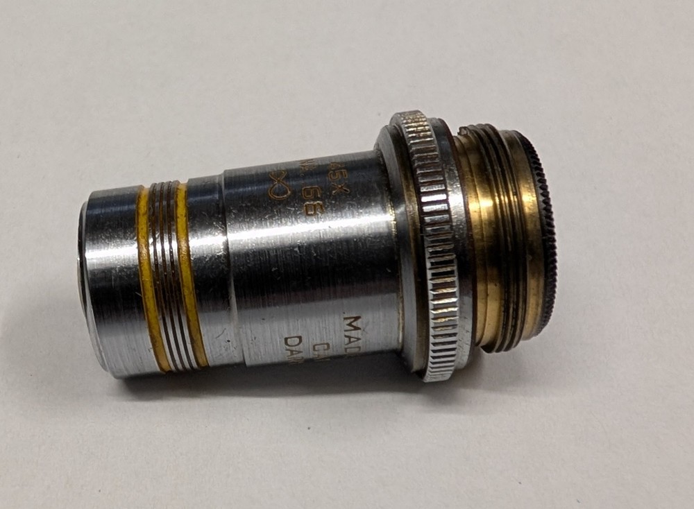 AO Spencer 45X Achromat Dark Phase Microscope Objective