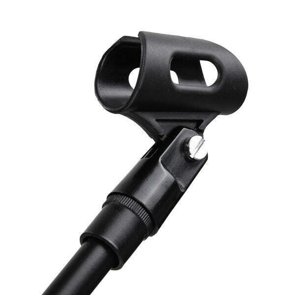 2 Pack Telescoping Foldable Microphone Tripod Boom Arm Stand Mic Clips Included!