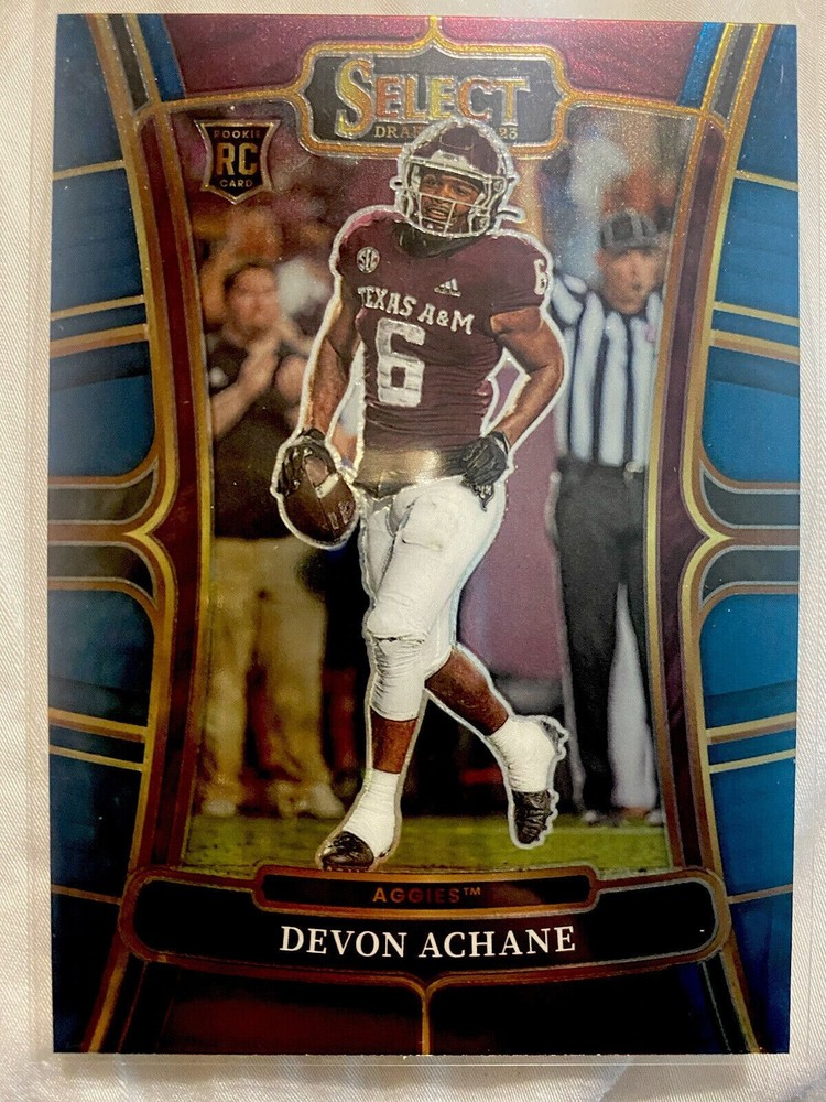 !!!    DEVON ACHANE  SELECT  FOOTBALL  ROOKIE CARD $$