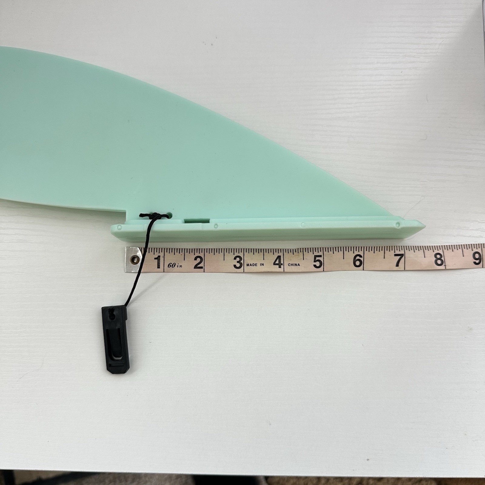 Stand Up Paddleboard Fin – Mint Color | Slide-In Mount with Clip