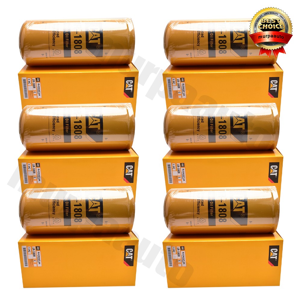 6x Caterpillar CAT 1R-1808 Engine Oil Filter 3406 C15 Advanced Efficiency 1R1808
