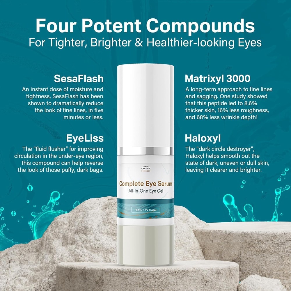 Sun Coast Sciences Complete Eye Serum Dr. Rosenberg Wrinkle Dark Spot