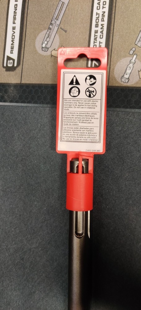 Bosch Hs1935 Flat Chisel Bit, 16 In, Self Sharpening