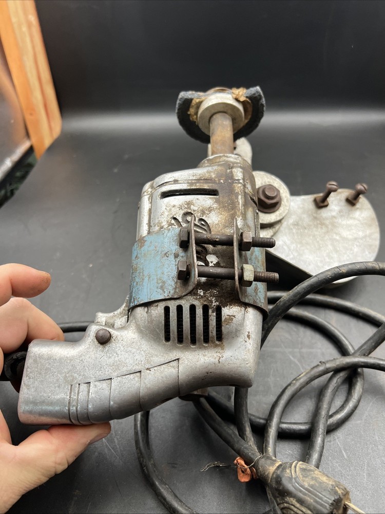VM Vtg Thor Electric Drill Working Condition w Grinding Attachment