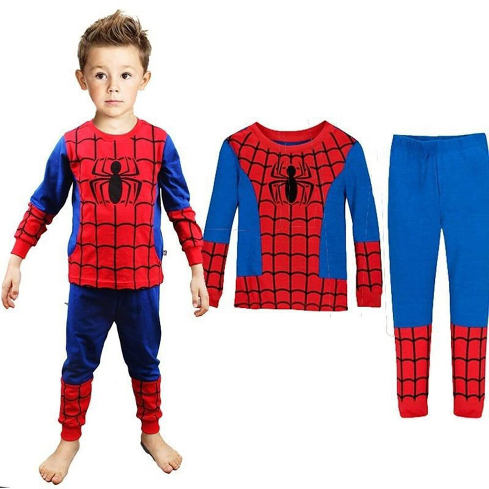 The Amazing Spiderman Jumpsuit Spider-man Kids Baby Boy Bodysuit Cosplay Costume