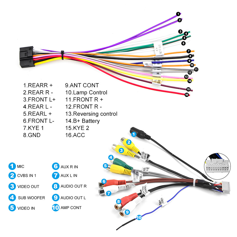 9inch Double 2Din Android 13 Car Stereo Radio GPS Navi WiFi Head unit BT FM +Cam