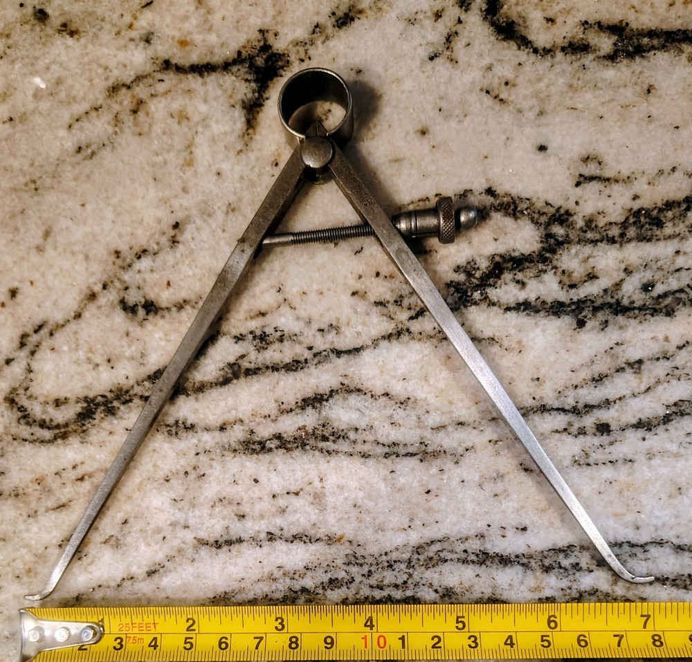 🗽7" ID CALIPER WITH QUICK NUT MACHINIST/ TOOLMAKER