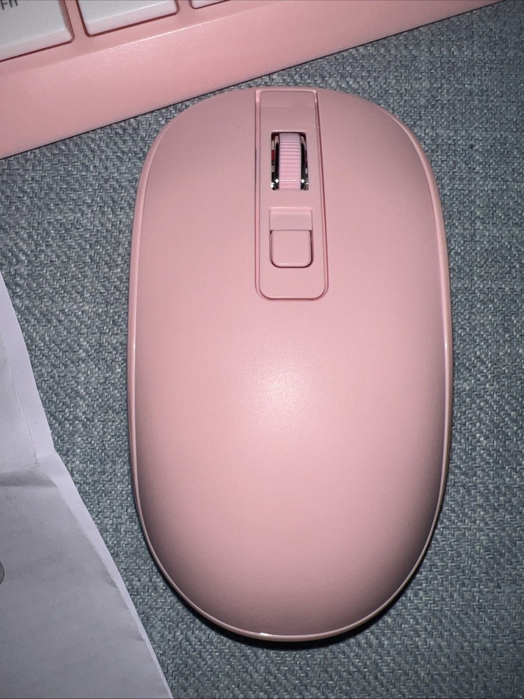 Pink Wireless Keyboard And Mouse Combo - New Without Box