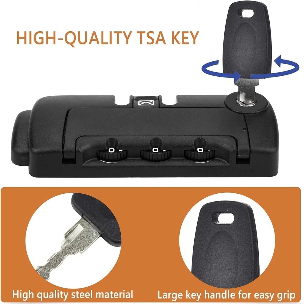 Universal TSA Lock Key 002 & 007 - Keyless Solution for Forgotten Passwords