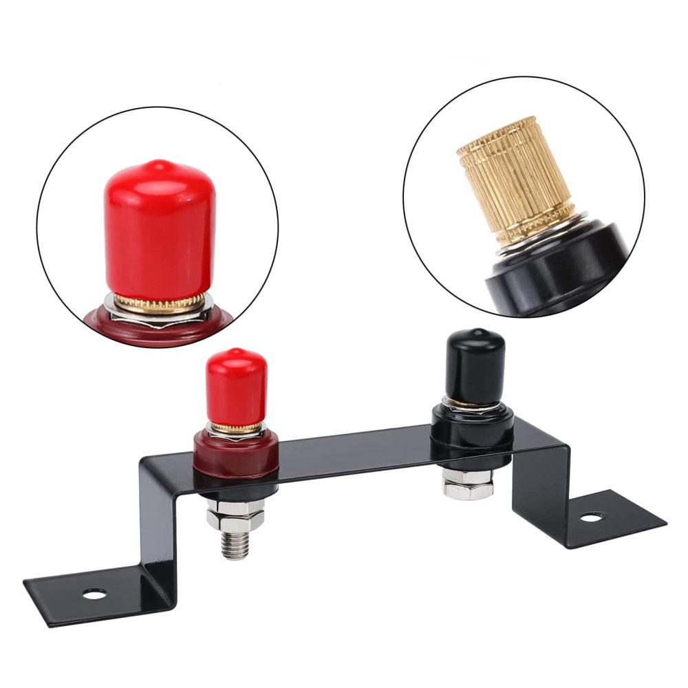 Battery Jump Post Kit Waterproof Remote Battery Jumper Terminals W/Cable & Mount