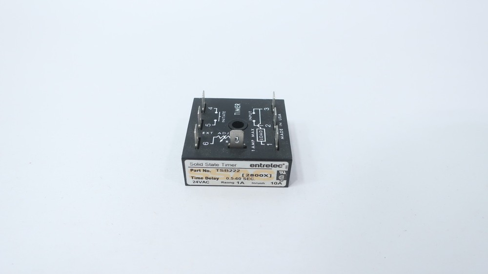 Entrelec TSB222 Entrelec Solid State Timer 0.5-60s 24v-ac