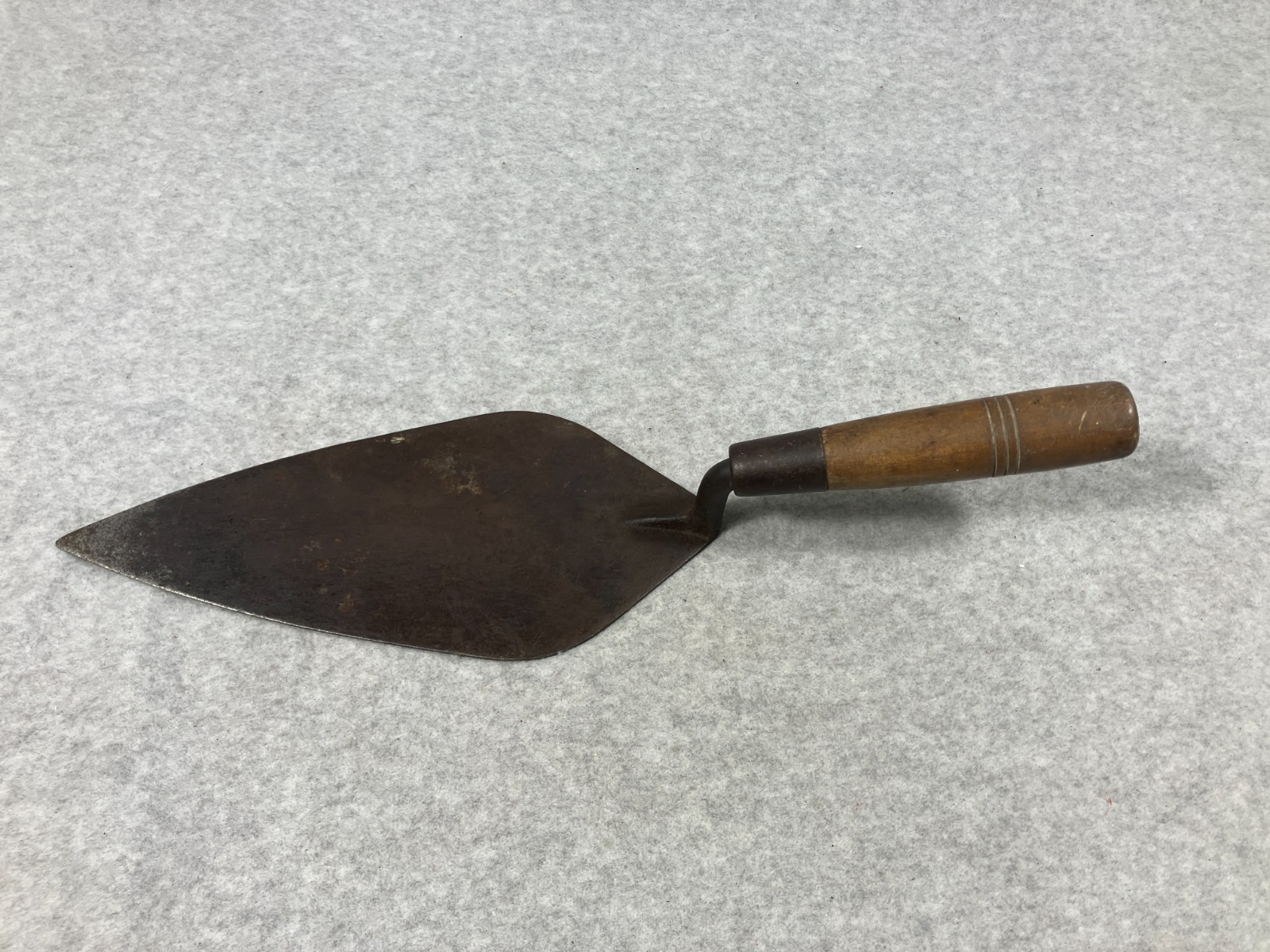 Vintage Trowel With Wood Handle Large 11" Blade