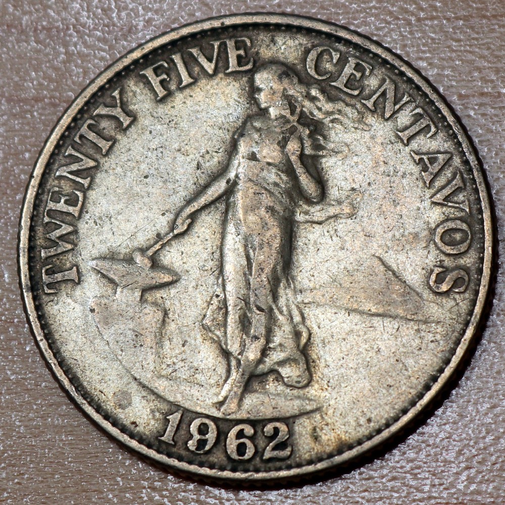 1962 Philippines 25 Centavos