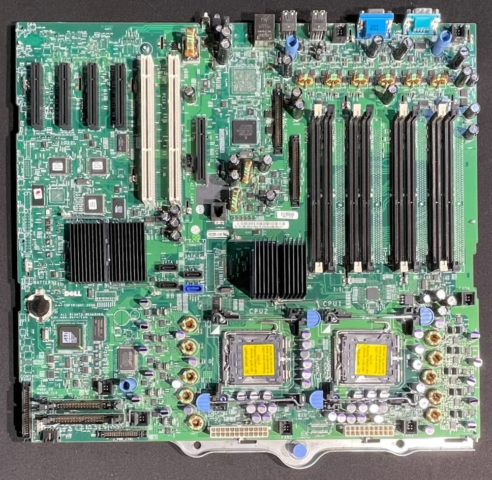 Dell PowerEdge 1900 Motherboard Replacement w/ Back Panel / 0TW855