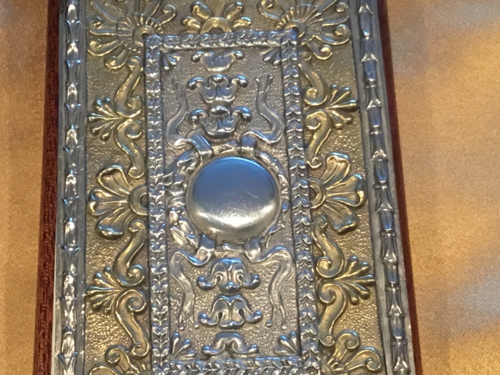 Stefani Bologna Master Silversmith Desk Note Pad~ Signed