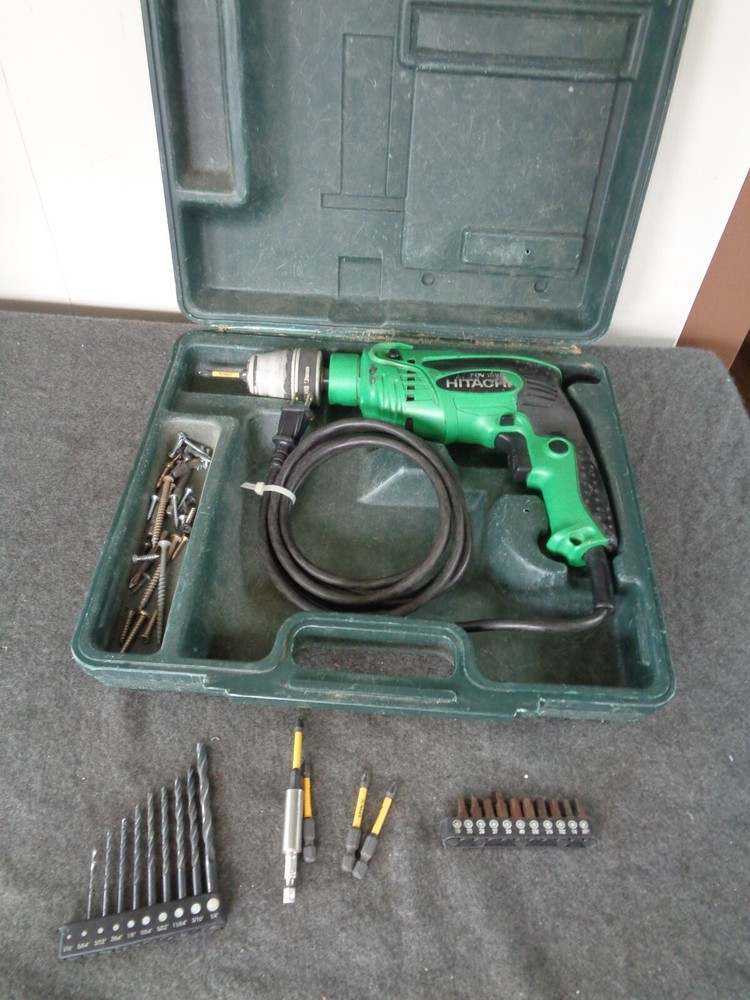 HITACHI Hammer Drill FDV16VB2 w/ Case & Bits