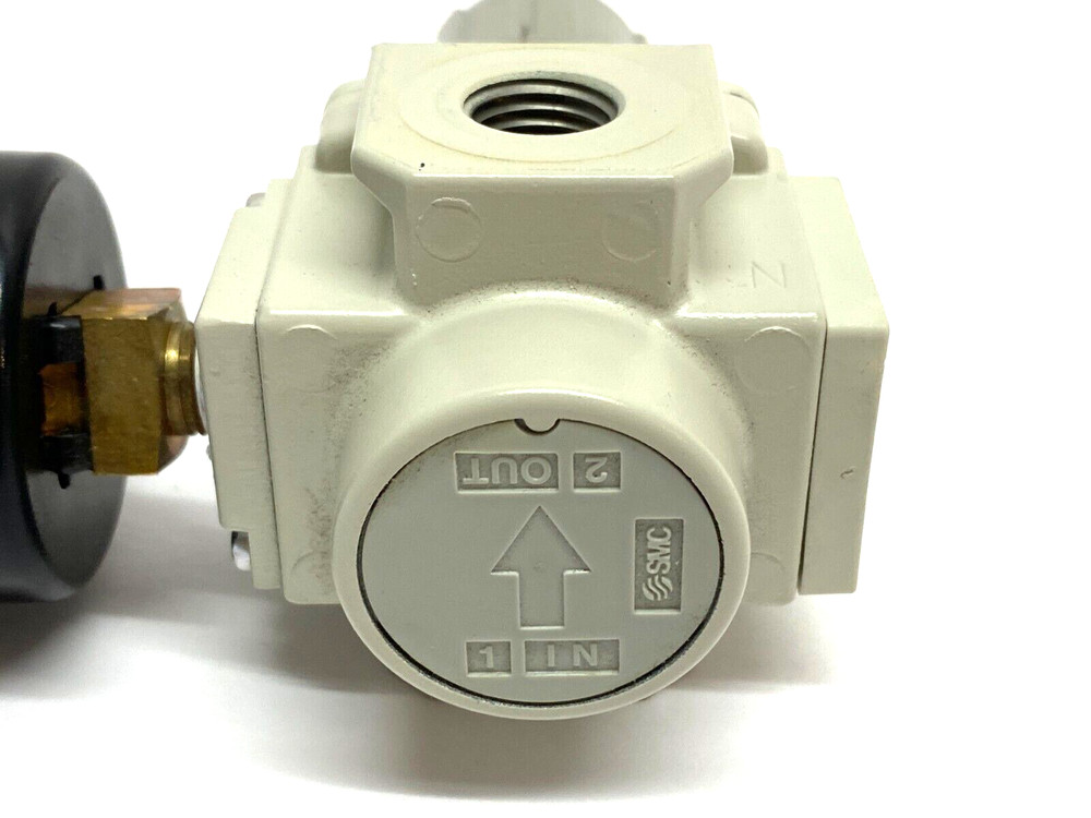 SMC AR25K-N02B-Z-B Modular Regulator w/ Backflow Function 1/4" NPT 7~125psi