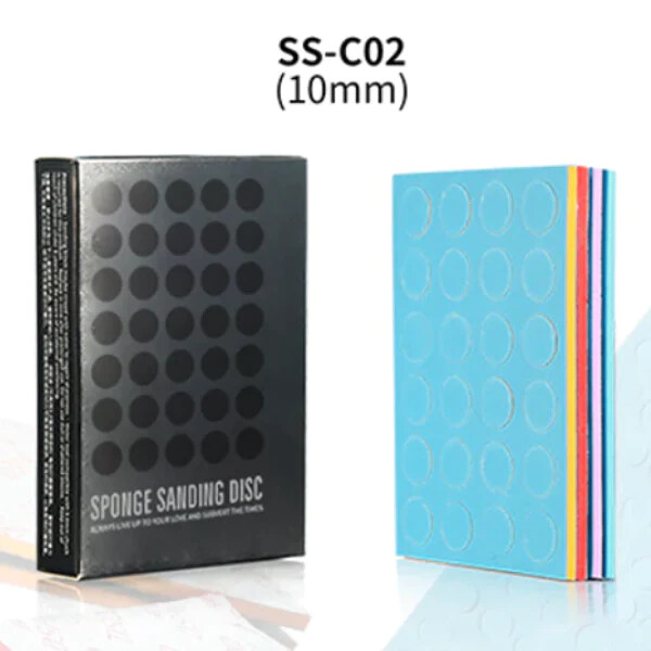 Dspiae Self Adhesive Sponge Sanding Disc 10mm 800 Grit