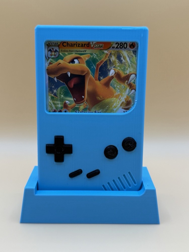 Gameboy TCG Display Cases With Base, Comes With Tight Plastic!