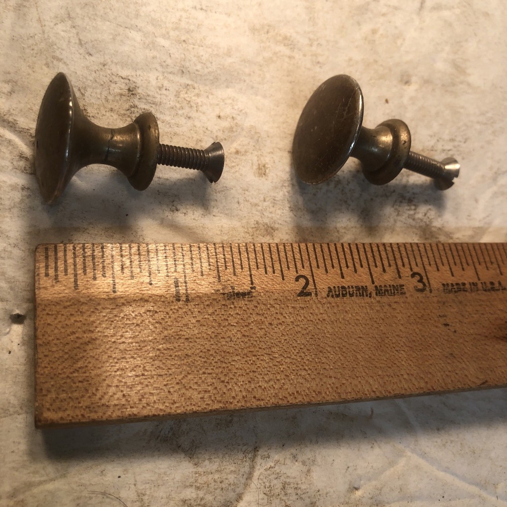 Vintage Brunswick Model # 210 PHONOGRAPH 2 Cabinet Door Knobs