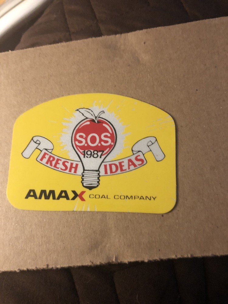 coal mining stickers nice older  Coal Company