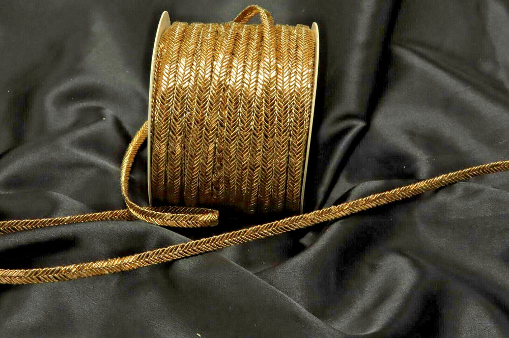 Braid 1/4" 6mm Copper  Per 10 Yards Sewing Trim