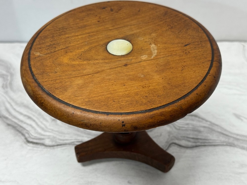 Antique Apprentice Piece Salesman Sample Tilt Top Table Miniature