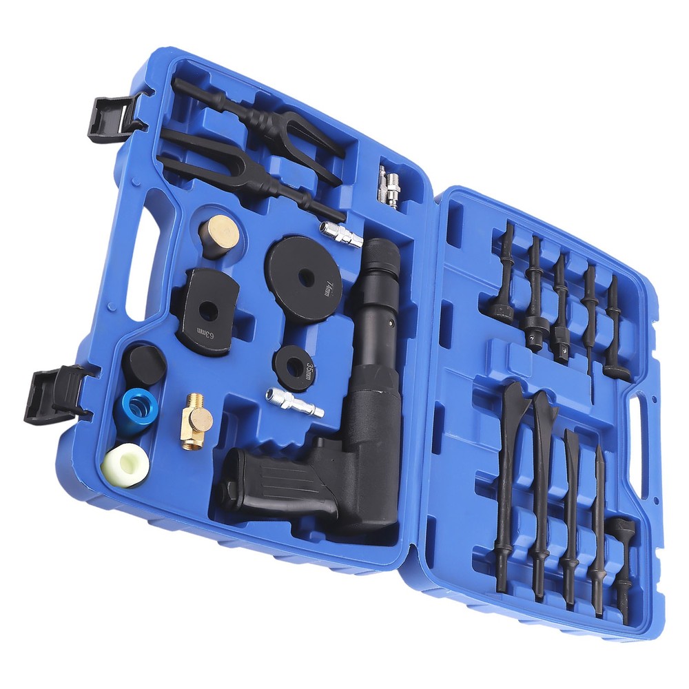 Multi-functional Air Hammer Tool Set With Case Pneumatic Hammer Piece Chisel Kit