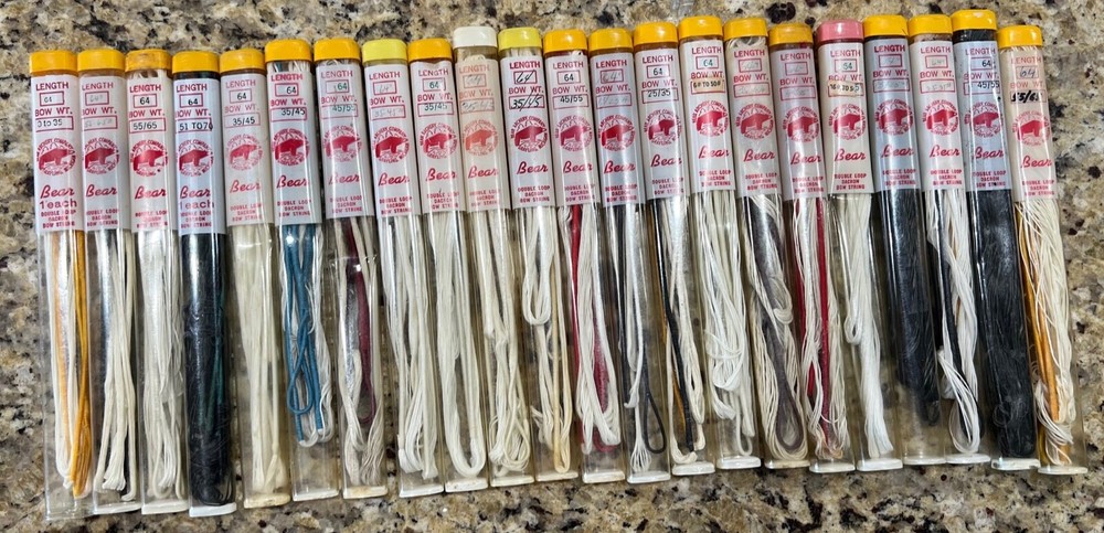 Vintage Bear Archery 64 AMO Bowstring , Bow String , Strings Recurve