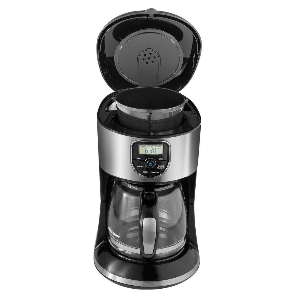 Black & Decker 12-Cup Programmable Coffeemaker with Quick Touch - REFURBISHED