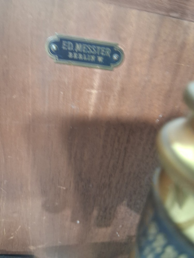 Antique E. Ed Messter Universal Brass Bacterial Microscope 1880s With Box