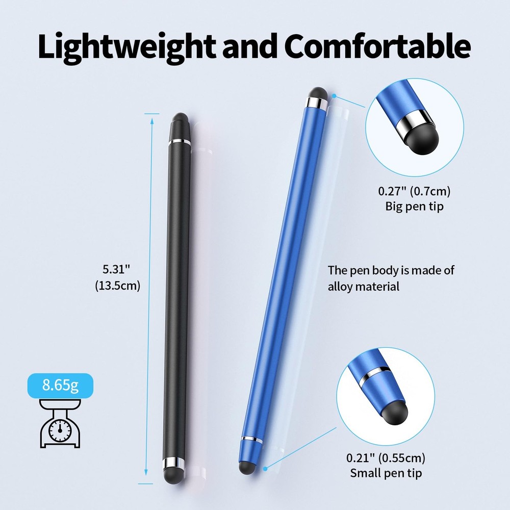 Stylus Pen for Touchscreen,2 in 1 High Precision and Sensitivity Stylus,Stylu...
