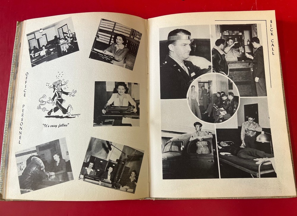 COLEMAN ARMY AIR FIELD PILOT FLYING SCHOOL CLASS BOOK 44-H